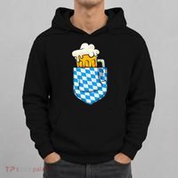 Oktoberfest Pocket Bavarian Beer Prost German Funny German Hoodie thumb 0