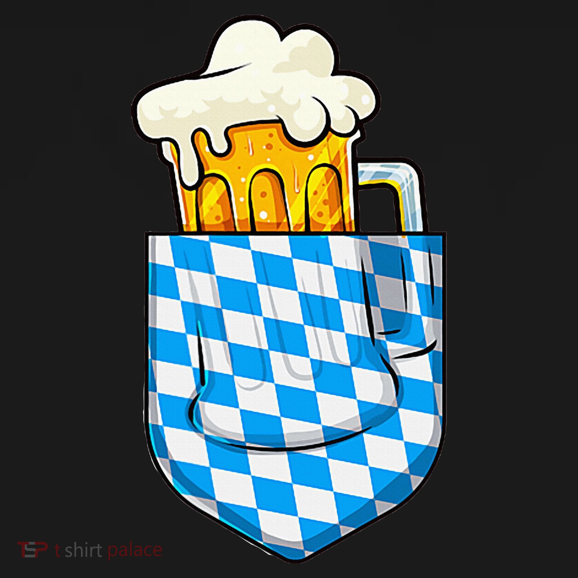 Oktoberfest Pocket Bavarian Beer Prost German Funny German Long Sleeve Shirt