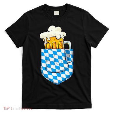 Oktoberfest Pocket Bavarian Beer Prost German Funny German T-Shirt