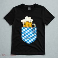 Oktoberfest Pocket Bavarian Beer Prost German Funny German T-Shirt thumb 5