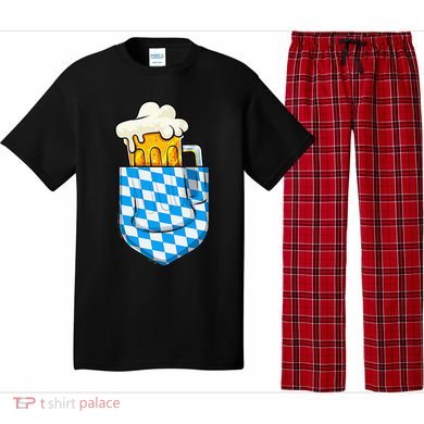 Oktoberfest Pocket Bavarian Beer Prost German Funny German Pajama Set