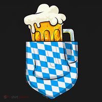 Oktoberfest Pocket Bavarian Beer Prost German Funny German Polo thumb 3