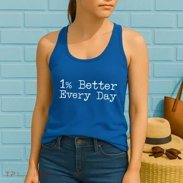 One Percent Better Every Day Women's Tank Top