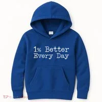 One Percent Better Every Day Kids Hoodie thumb 0