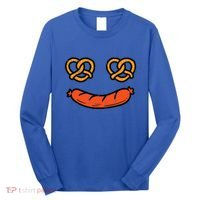Oktoberfest Pretzel Bratwurst German Costume Long Sleeve Shirt thumb 0