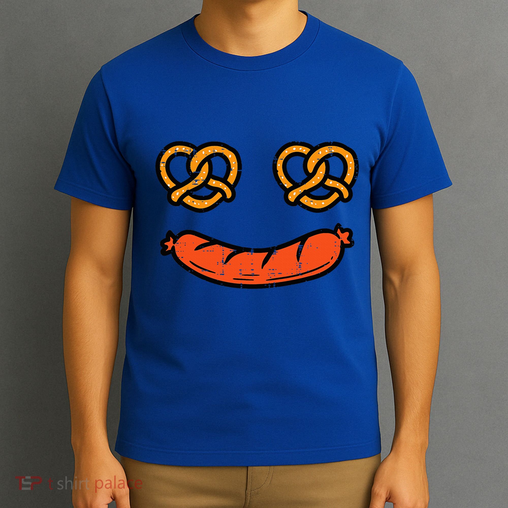 Oktoberfest Pretzel Bratwurst German Costume T-Shirt