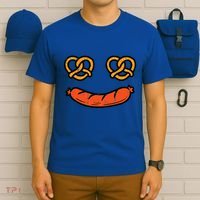 Oktoberfest Pretzel Bratwurst German Costume T-Shirt thumb 6