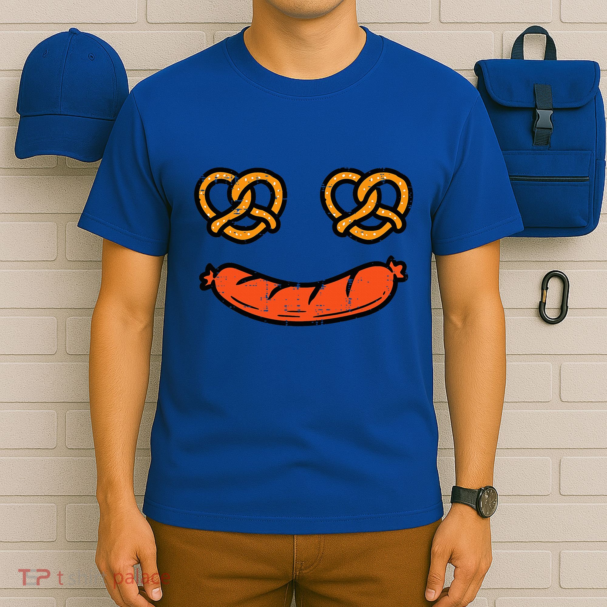 Oktoberfest Pretzel Bratwurst German Costume T-Shirt