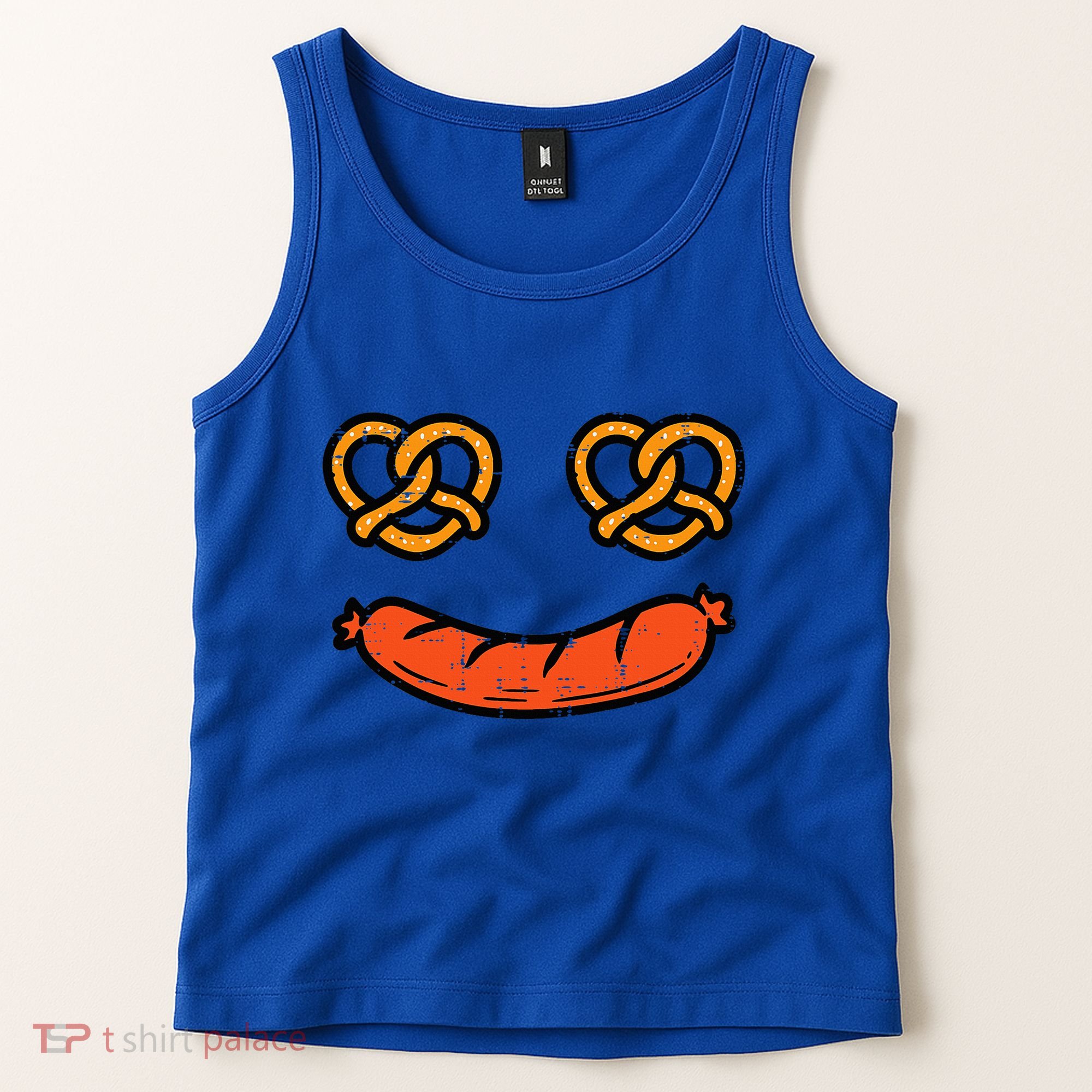 Oktoberfest Pretzel Bratwurst German Costume Tank Top