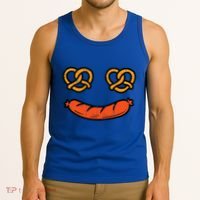 Oktoberfest Pretzel Bratwurst German Costume Tank Top thumb 3