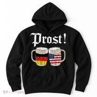 Oktoberfest Holiday Prost Beer German American Flag Hoodie thumb 0