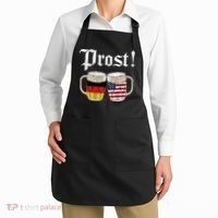 Oktoberfest Holiday Prost Beer German American Flag Apron thumb 2