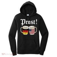 Oktoberfest Holiday Prost Beer German American Flag Women's Hoodie thumb 0