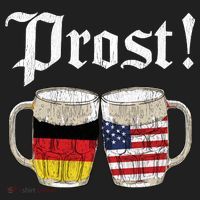 Oktoberfest Holiday Prost Beer German American Flag Tumbler thumb 3