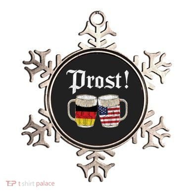 Oktoberfest Holiday Prost Beer German American Flag Ornament