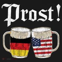 Oktoberfest Holiday Prost Beer German American Flag Women's Tank Top thumb 5