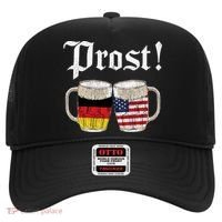 Oktoberfest Holiday Prost Beer German American Flag Hat thumb 0
