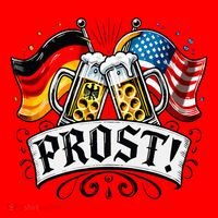 Oktoberfest Prost Bavarian Festival Munich Beer Santa Hat thumb 1