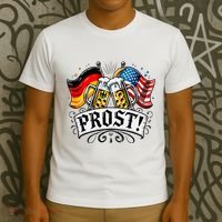 Oktoberfest Prost Bavarian Festival Munich Beer T-Shirt thumb 3