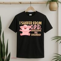 OPD: Obsessive Pig Disorder T-Shirt thumb 2