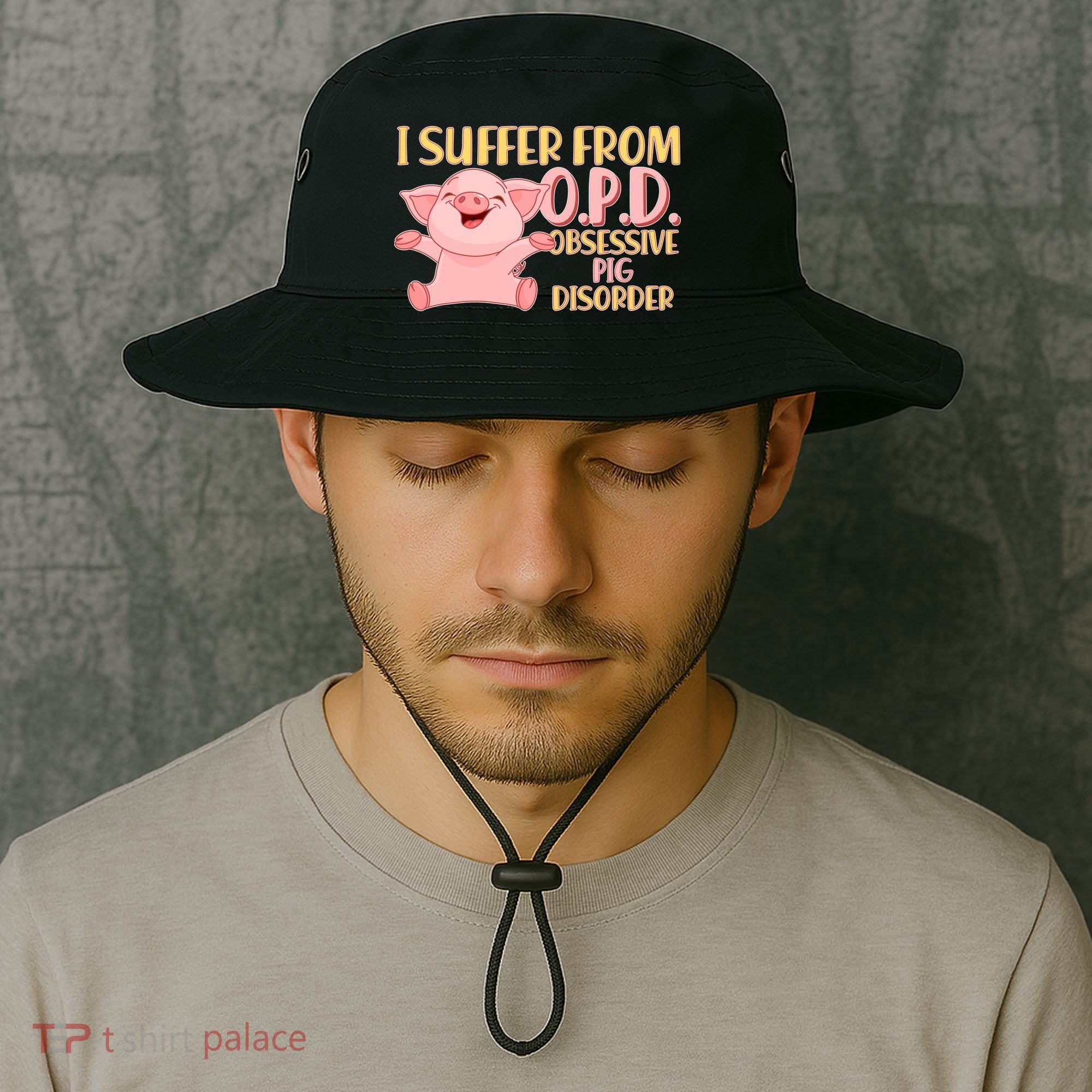 OPD: Obsessive Pig Disorder Bucket Hat