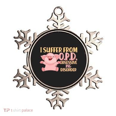 OPD: Obsessive Pig Disorder Ornament