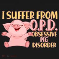 OPD: Obsessive Pig Disorder Wool Snapback Cap thumb 2