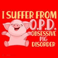 OPD: Obsessive Pig Disorder Santa Hat thumb 1