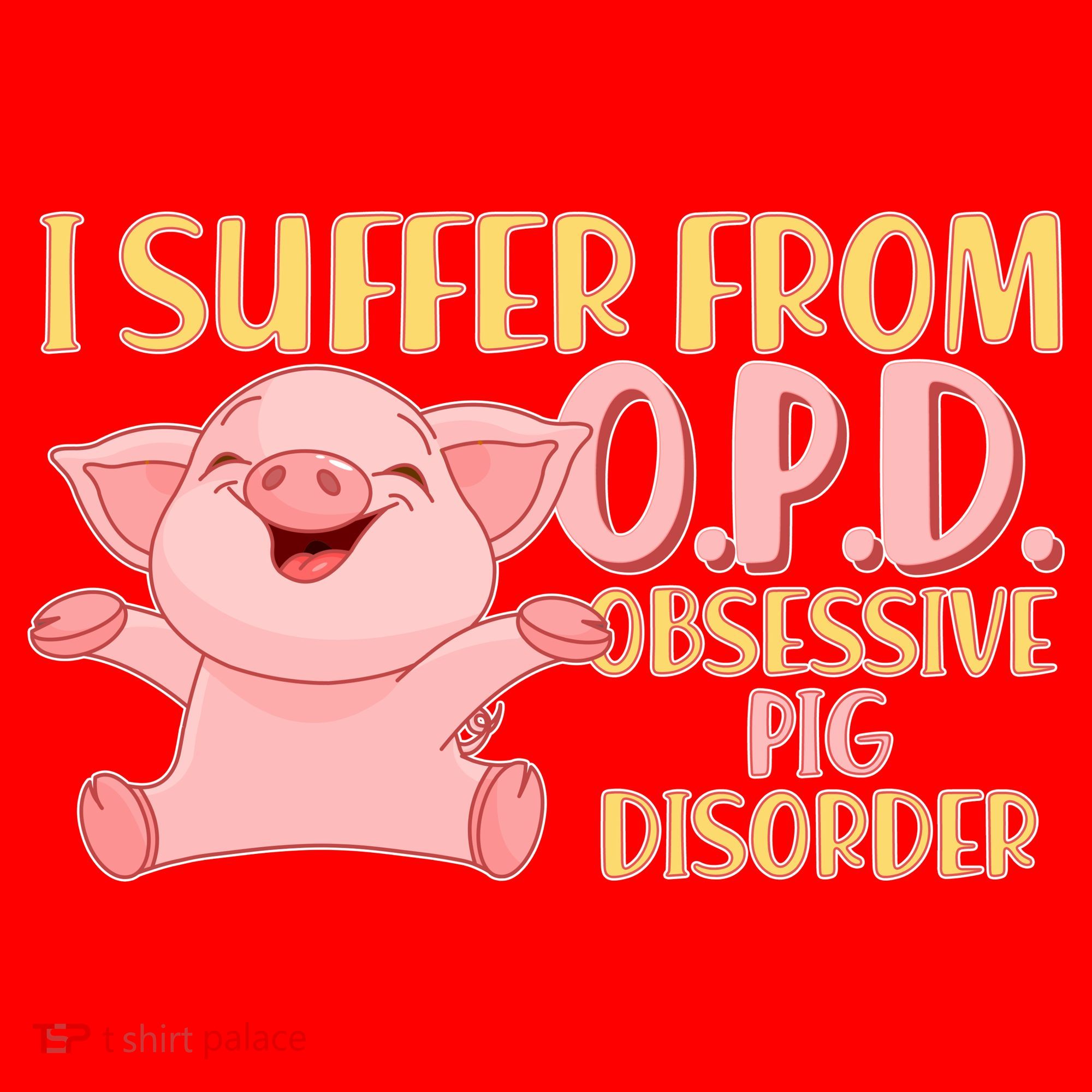 OPD: Obsessive Pig Disorder Santa Hat