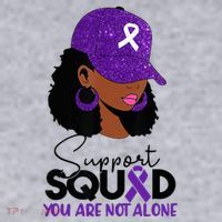 October Purple Domestic Violence Awareness Month Women's Sweatshirt thumb 2