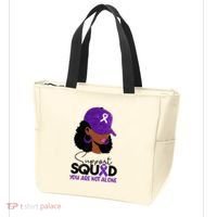 October Purple Domestic Violence Awareness Month Tote Bag thumb 3