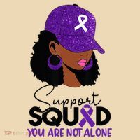 October Purple Domestic Violence Awareness Month Tote Bag thumb 4