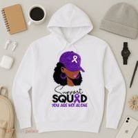October Purple Domestic Violence Awareness Month Hoodie thumb 3