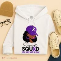 October Purple Domestic Violence Awareness Month Hoodie thumb 4