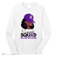 October Purple Domestic Violence Awareness Month Long Sleeve Shirt thumb 0