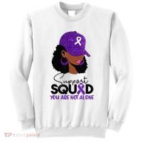 October Purple Domestic Violence Awareness Month Sweatshirt thumb 0