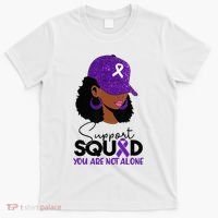 October Purple Domestic Violence Awareness Month T-Shirt thumb 0