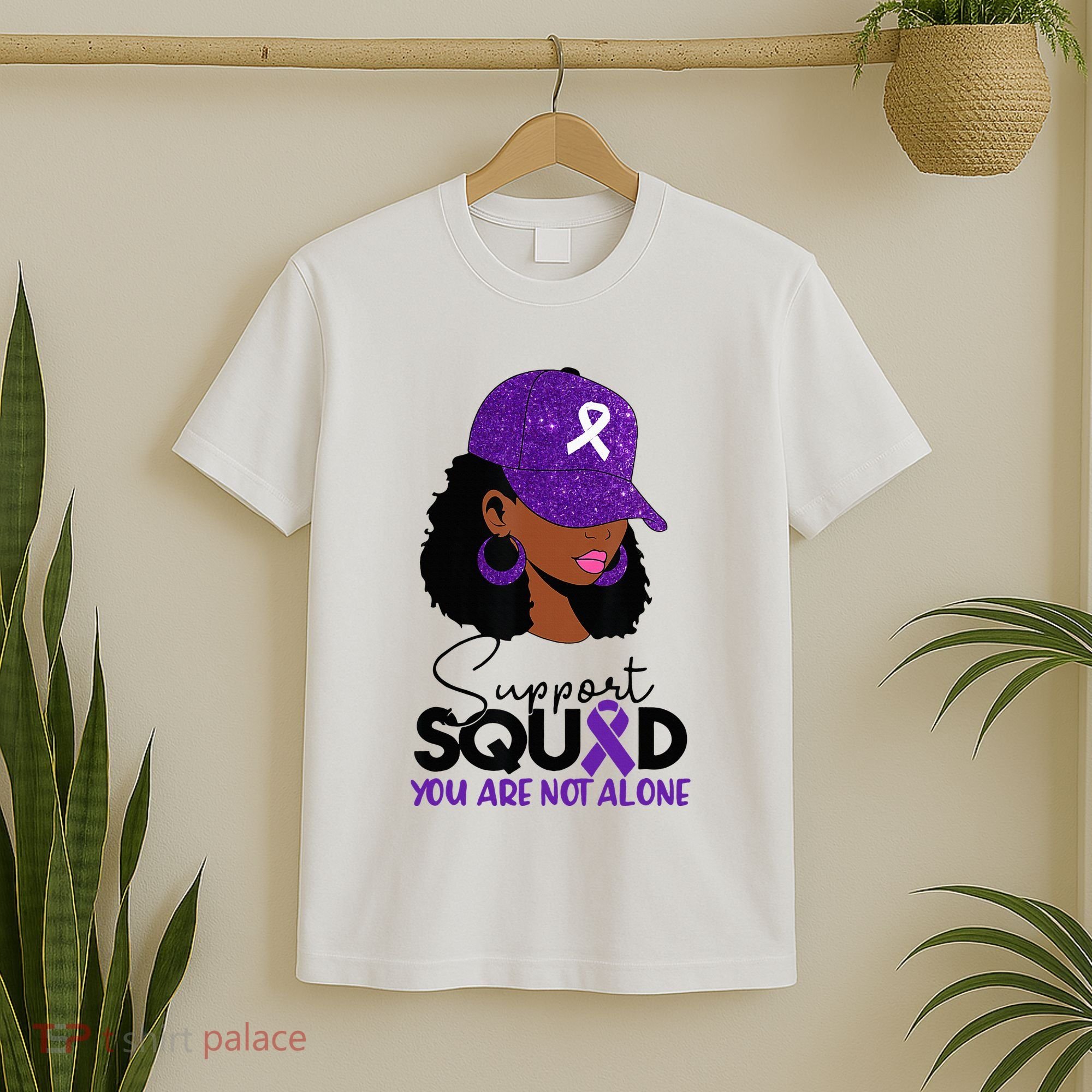 October Purple Domestic Violence Awareness Month T-Shirt