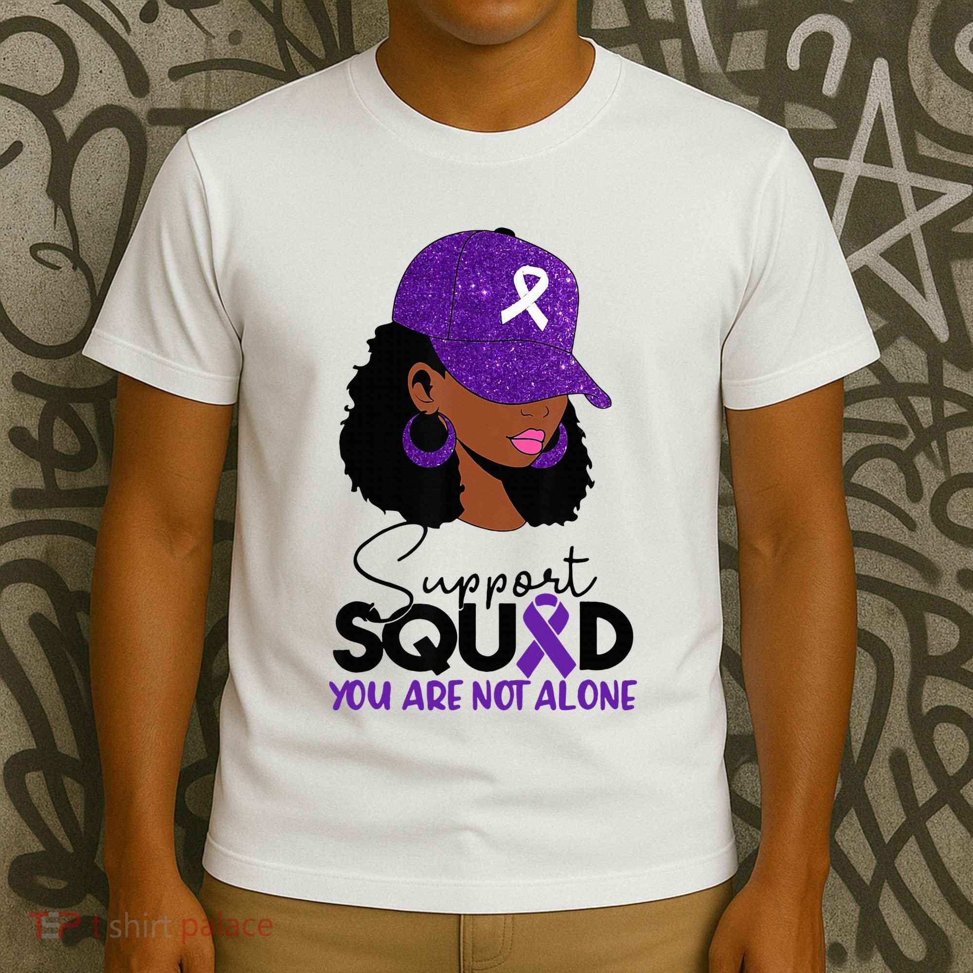 October Purple Domestic Violence Awareness Month T-Shirt