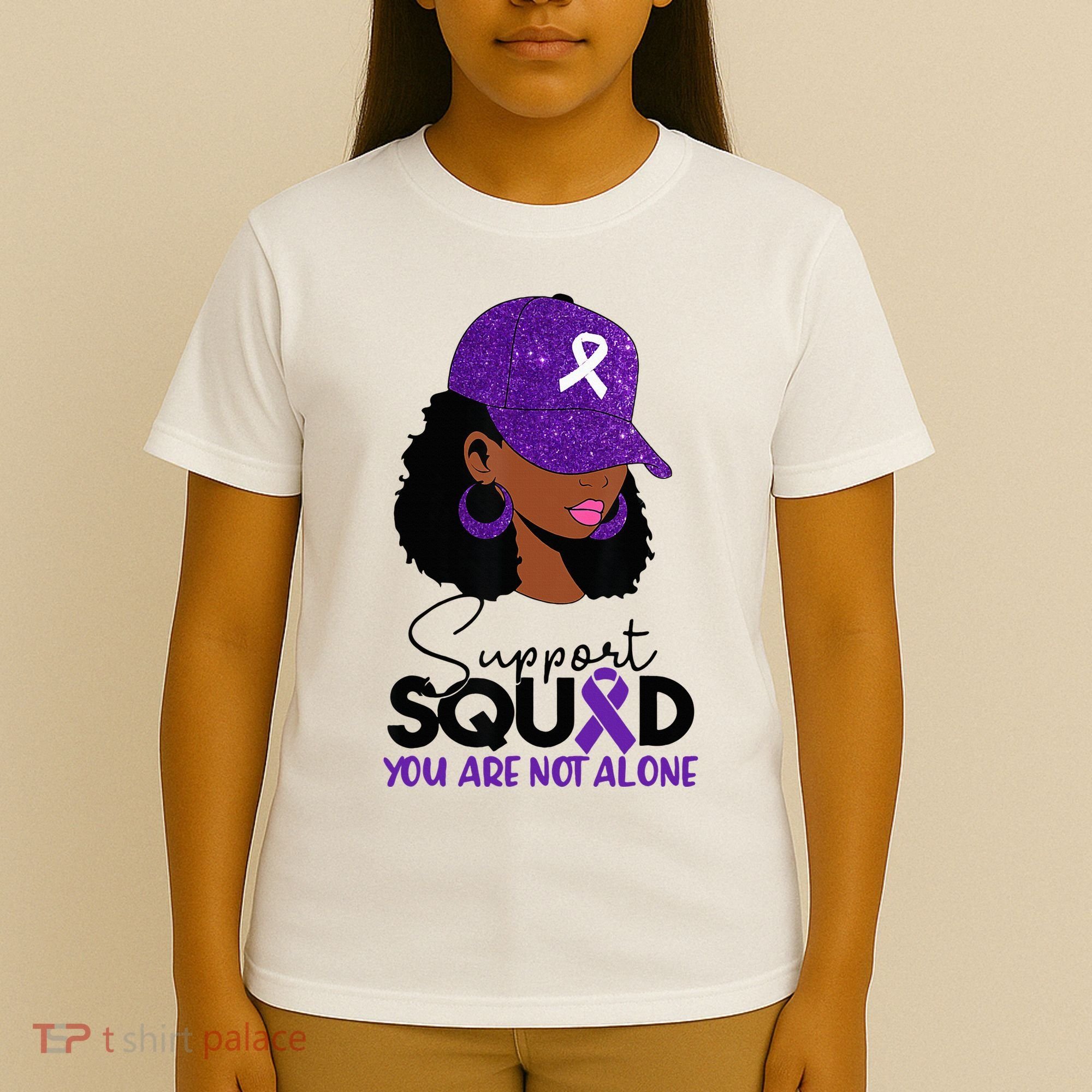 October Purple Domestic Violence Awareness Month T-Shirt