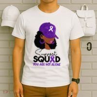 October Purple Domestic Violence Awareness Month T-Shirt thumb 6