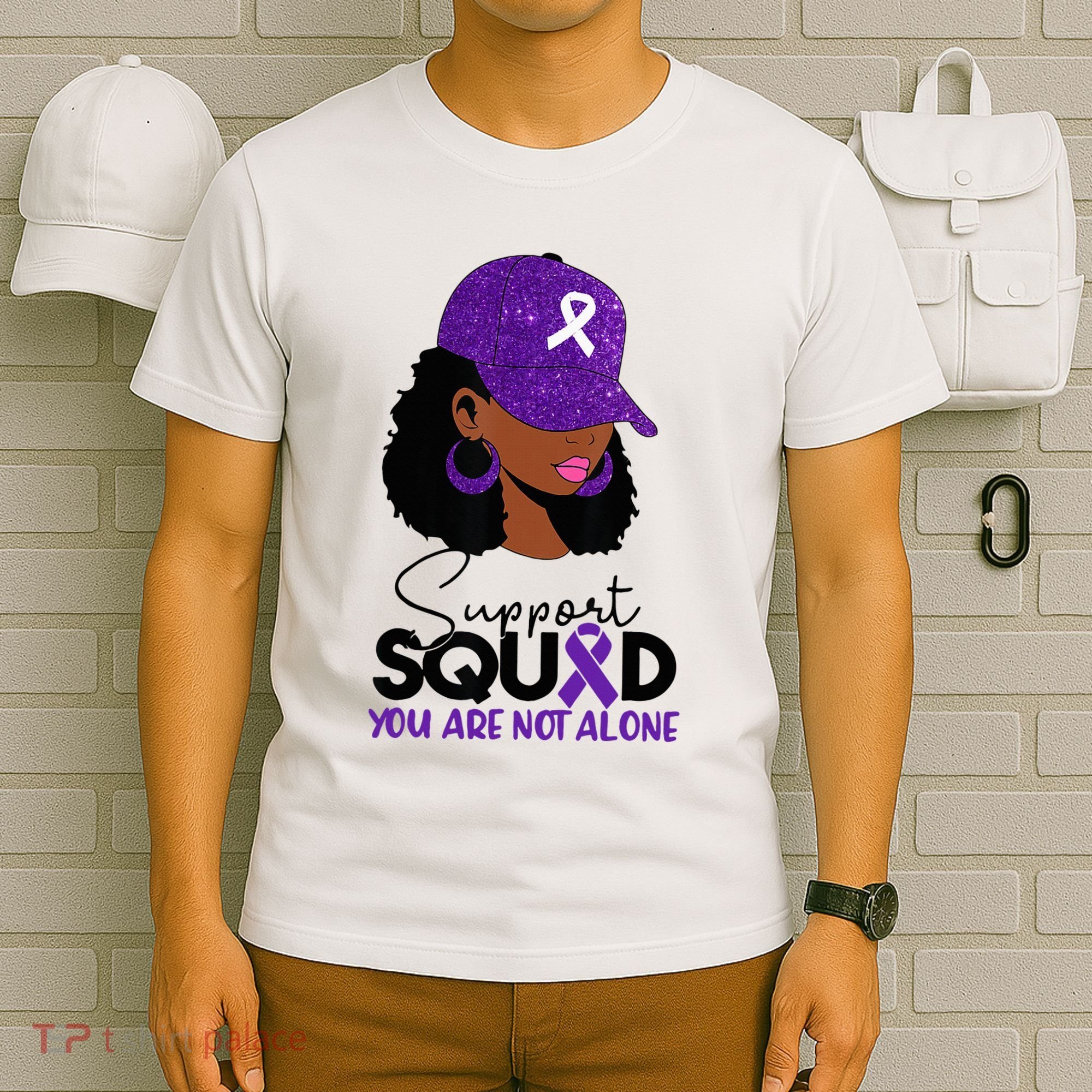 October Purple Domestic Violence Awareness Month T-Shirt