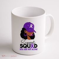 October Purple Domestic Violence Awareness Month Coffee Mug thumb 1