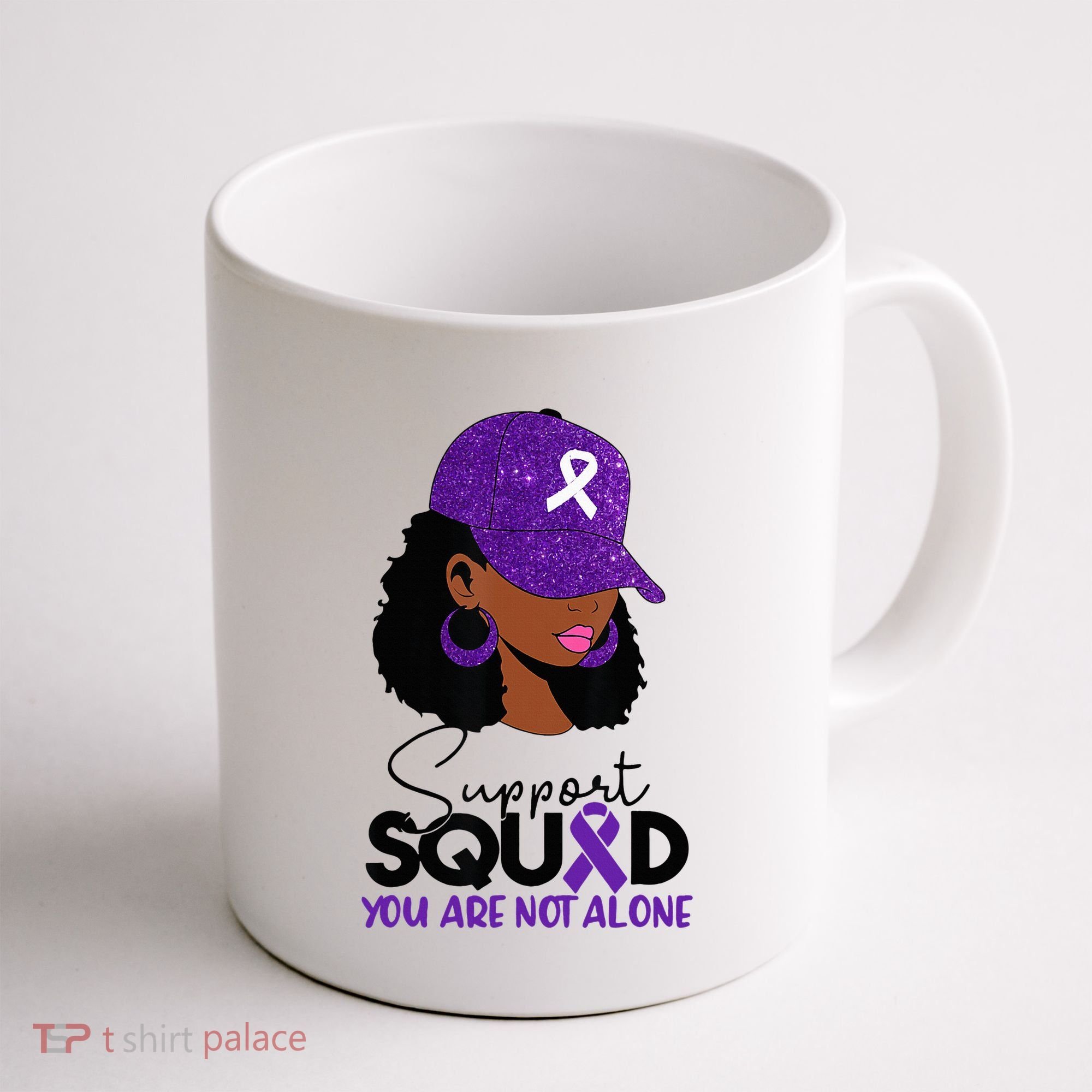 October Purple Domestic Violence Awareness Month Coffee Mug