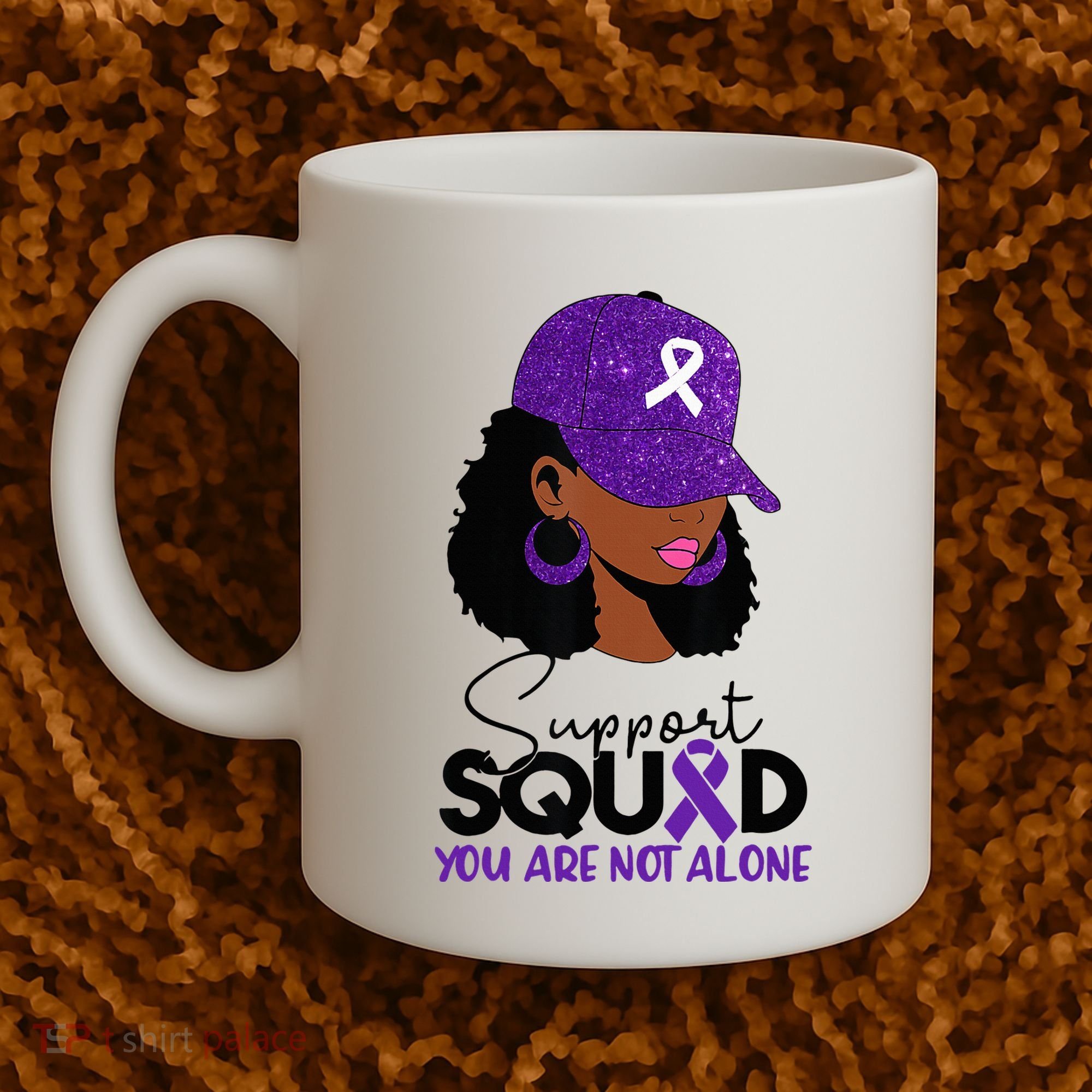 October Purple Domestic Violence Awareness Month Coffee Mug