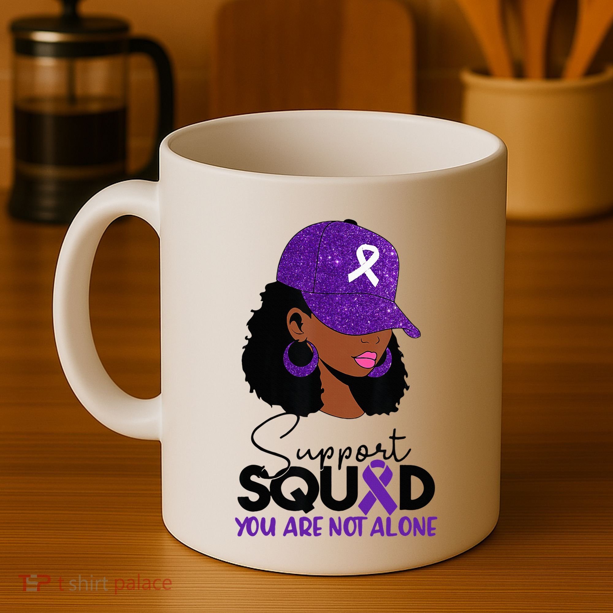 October Purple Domestic Violence Awareness Month Coffee Mug
