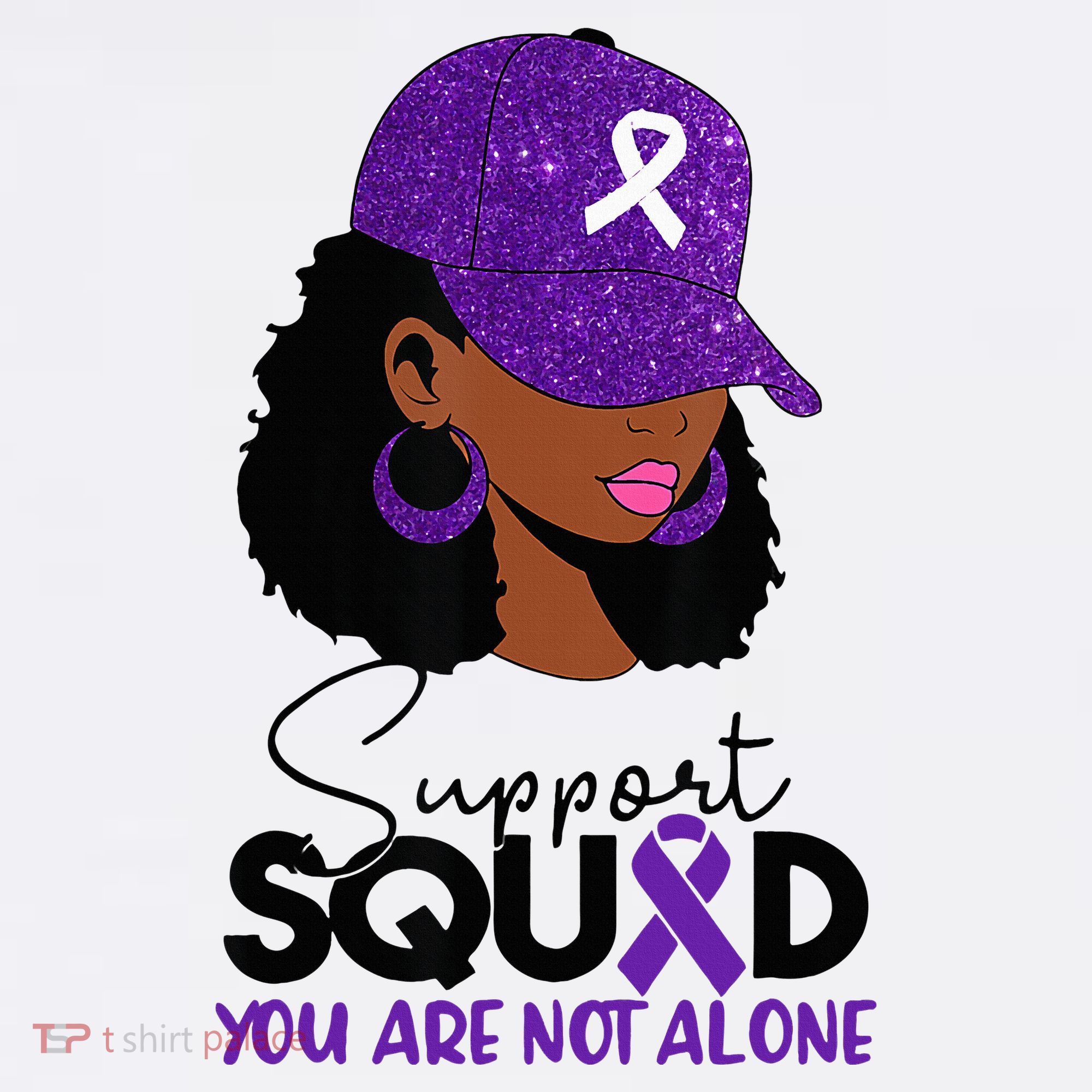 October Purple Domestic Violence Awareness Month Beanie