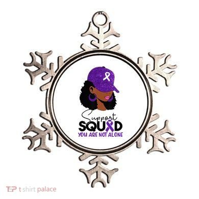October Purple Domestic Violence Awareness Month Ornament
