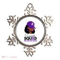 October Purple Domestic Violence Awareness Month Ornament thumb 0