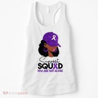 October Purple Domestic Violence Awareness Month Women's Tank Top thumb 0